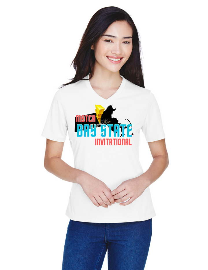 Camiseta de rendimiento para damas del equipo 365 del MSTCA Bay State Invitational (TT11W)