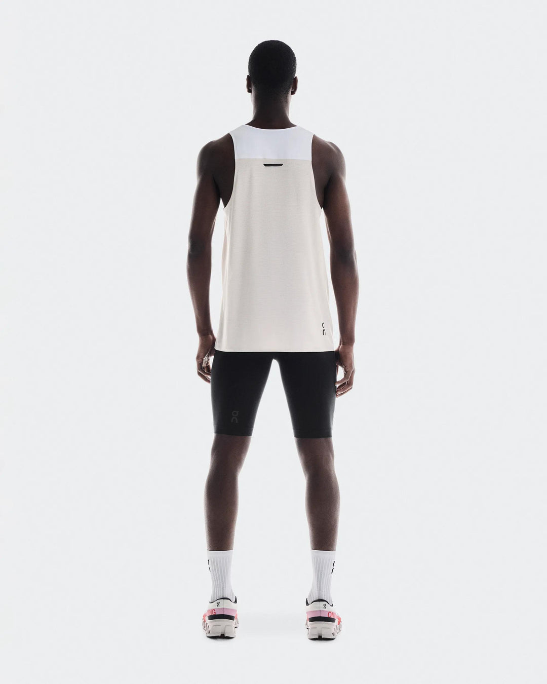 ON Men's Performance Tank 1 - White Silver