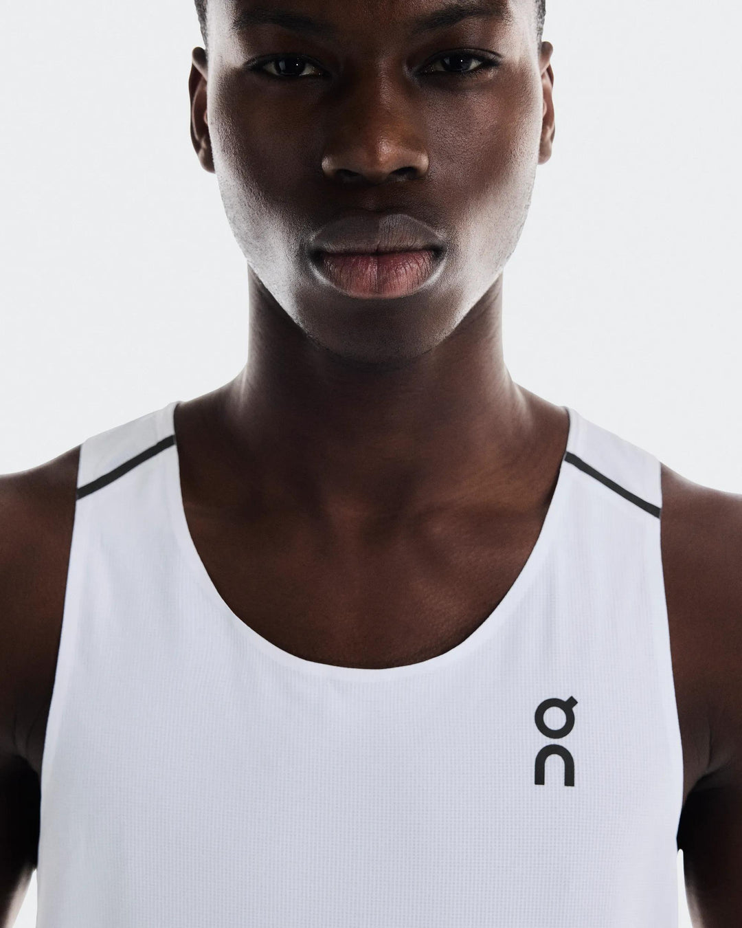 ON Men's Performance Tank 1 - White Silver