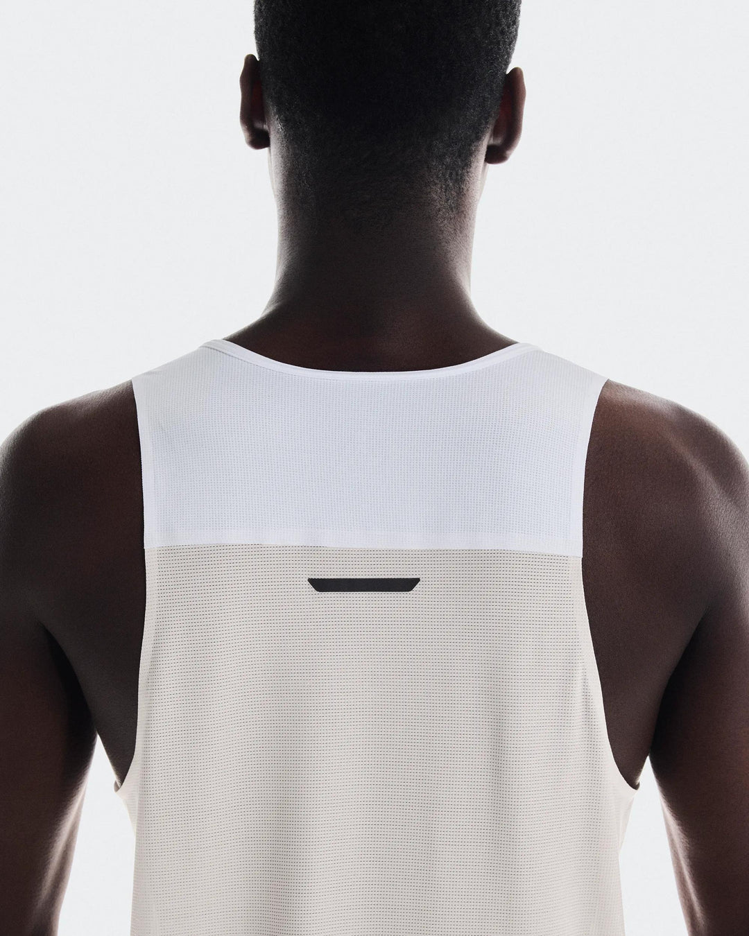 ON Men's Performance Tank 1 - White Silver
