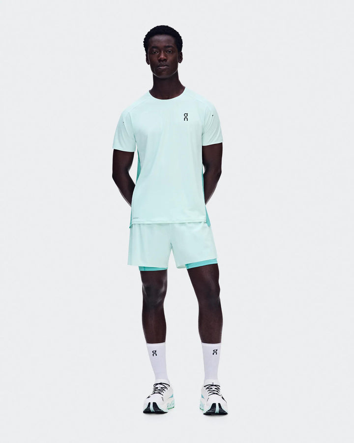 ON Men's Performance-T 3 - Flurry Aquamarine