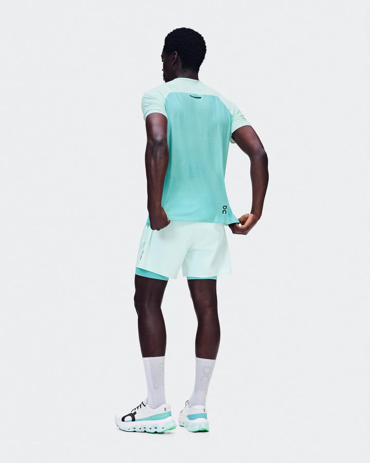ON Men's Performance-T 3 - Flurry Aquamarine