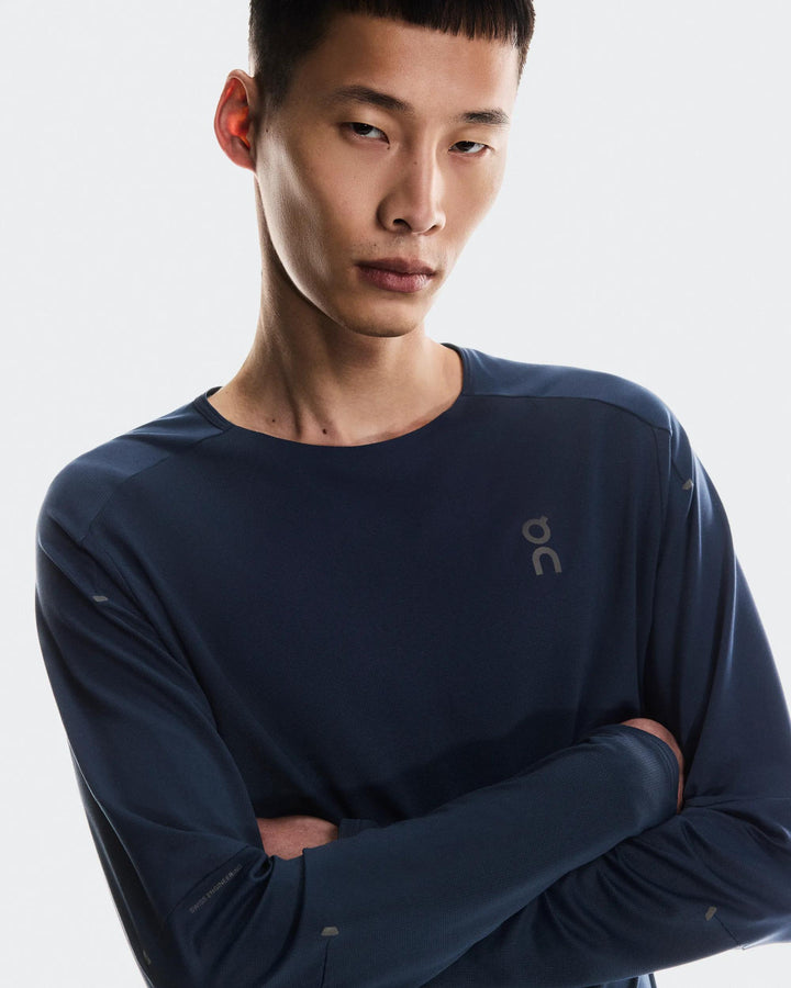 ON Men's Performance Long-T 2 - Navy Black
