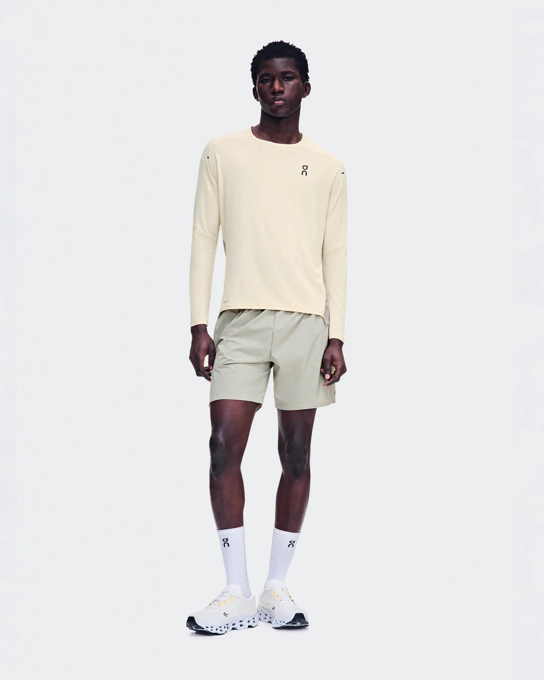 ON Men's Performance Long-T 2 - Hare Brume