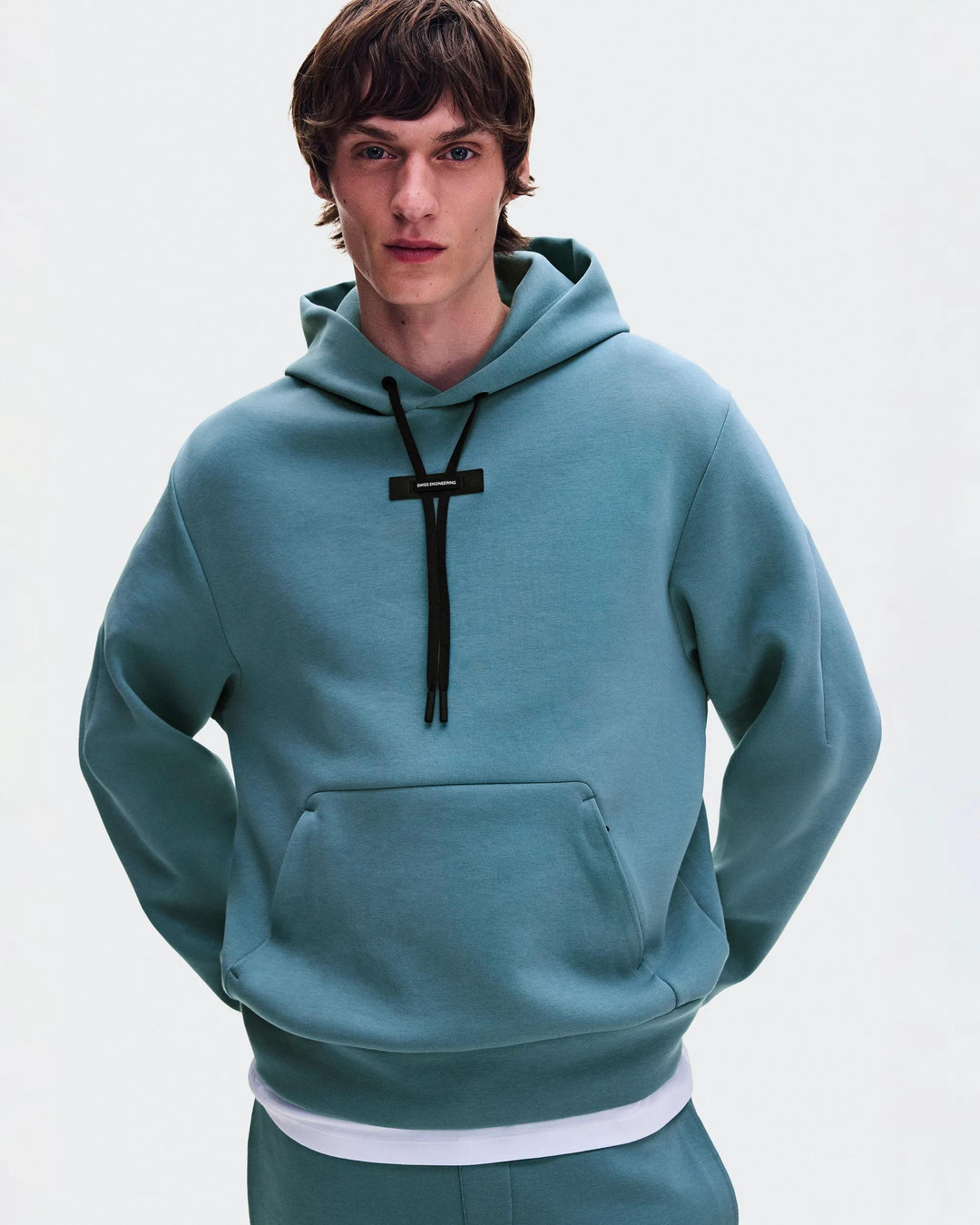 ON Men's Focus Tech Hoodie - Agave