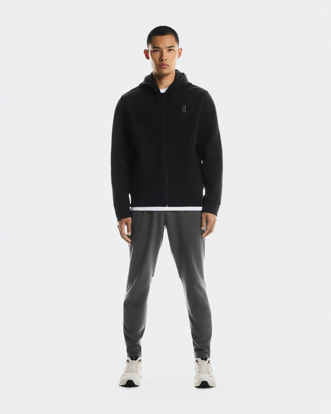 ON Men's Focus Tech Zip Hoodie - Black