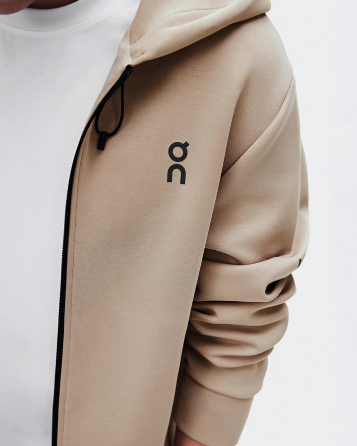 ON Men's Focus Tech Zip Hoodie - Desert