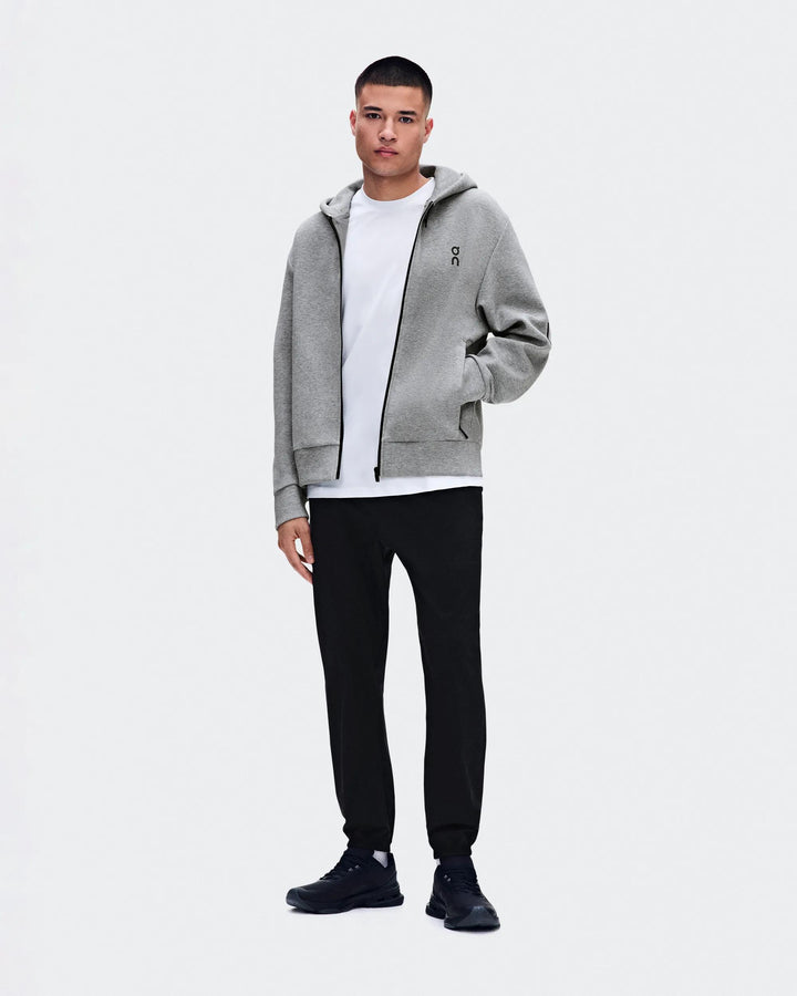 ON Men's Focus Tech Zip Hoodie - Basalt