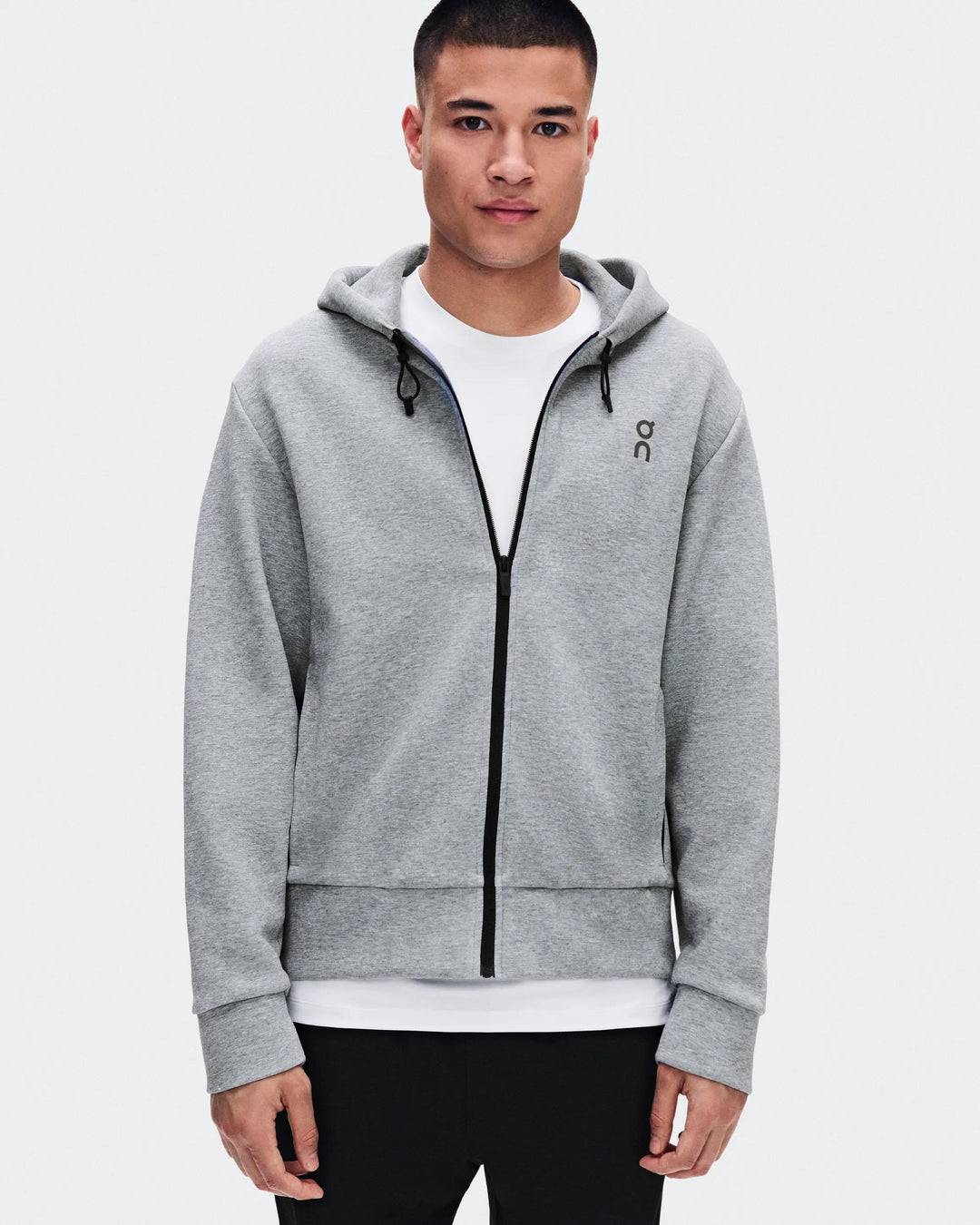 ON Men's Focus Tech Zip Hoodie - Basalt