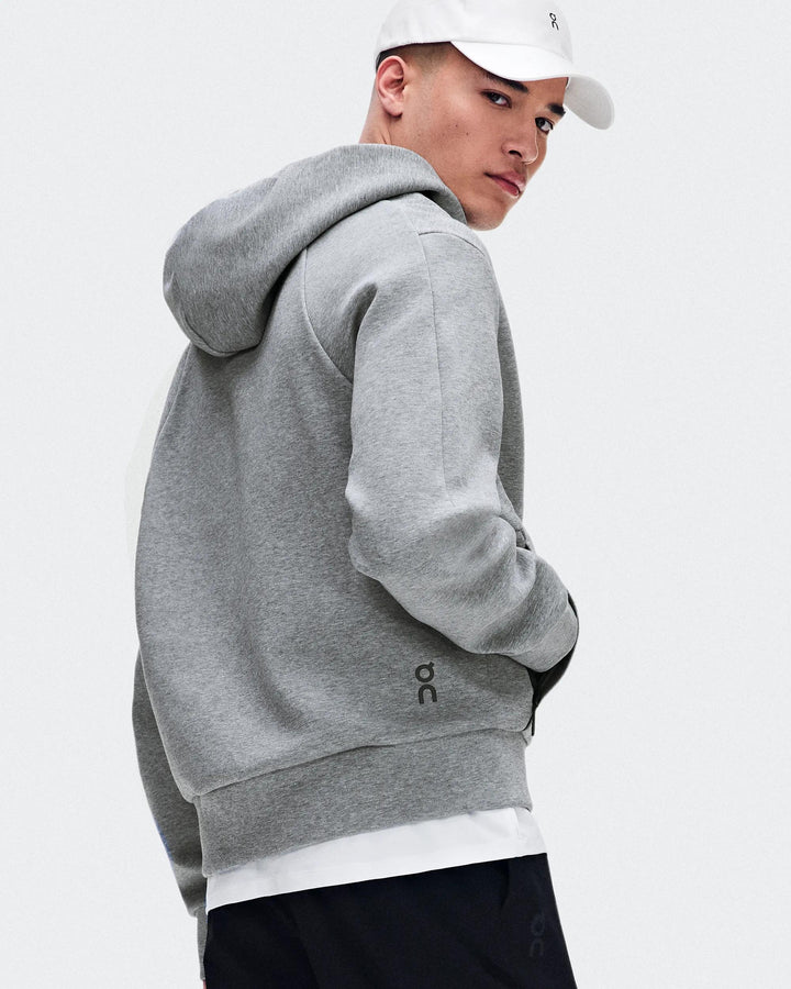 ON Men's Focus Tech Zip Hoodie - Basalt