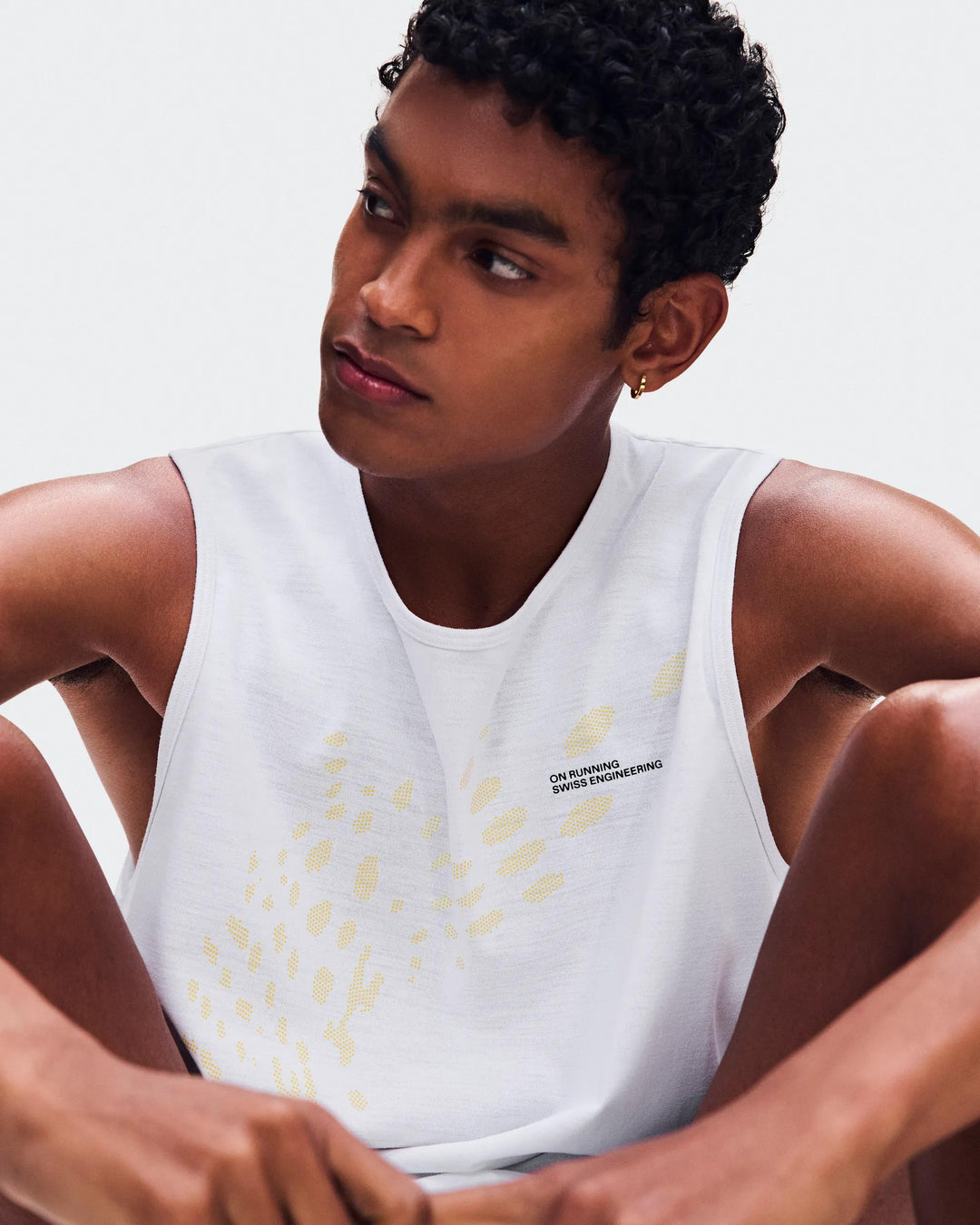 ON Men's On Run Tank - White