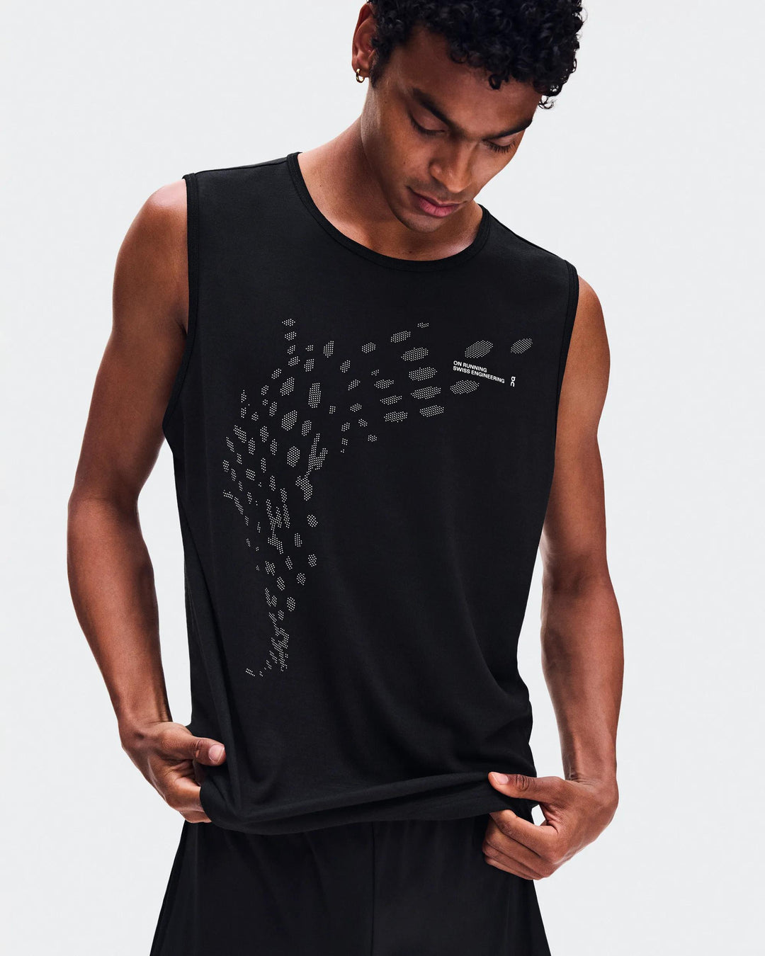 ON Men's On Run Tank - Black