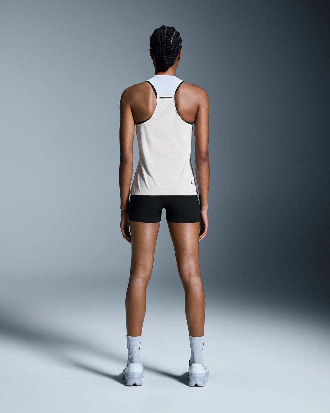 ON Women's Performance Tank 1 - White Silver