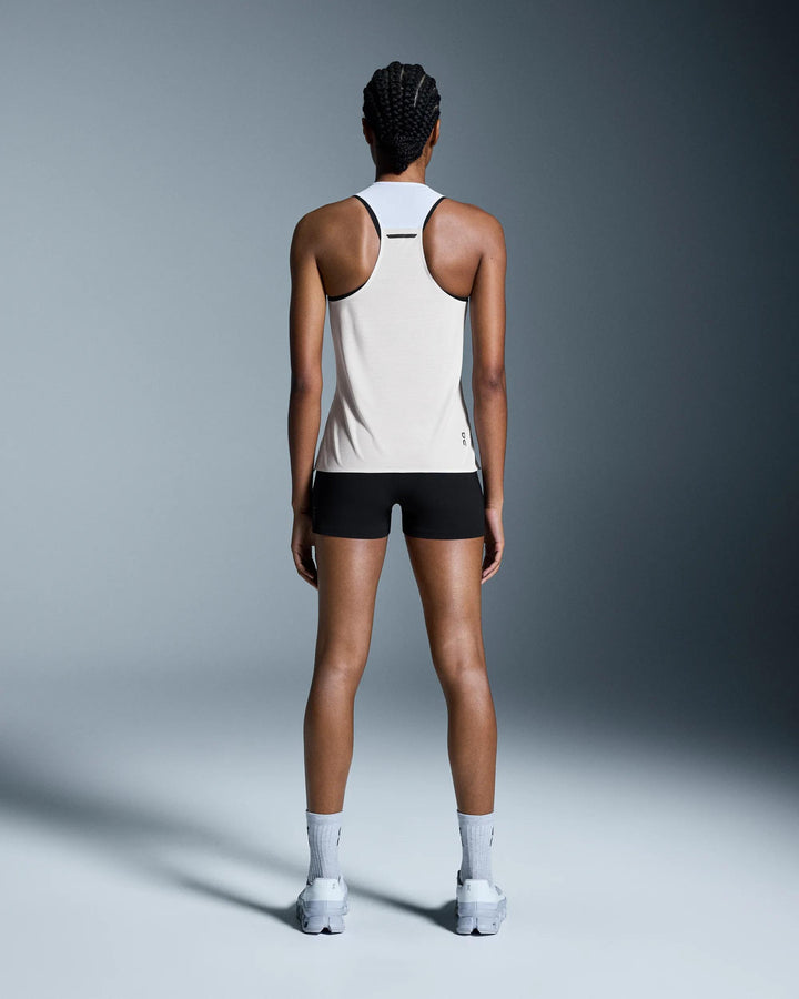 ON Women's Performance Tank 1 - White Silver