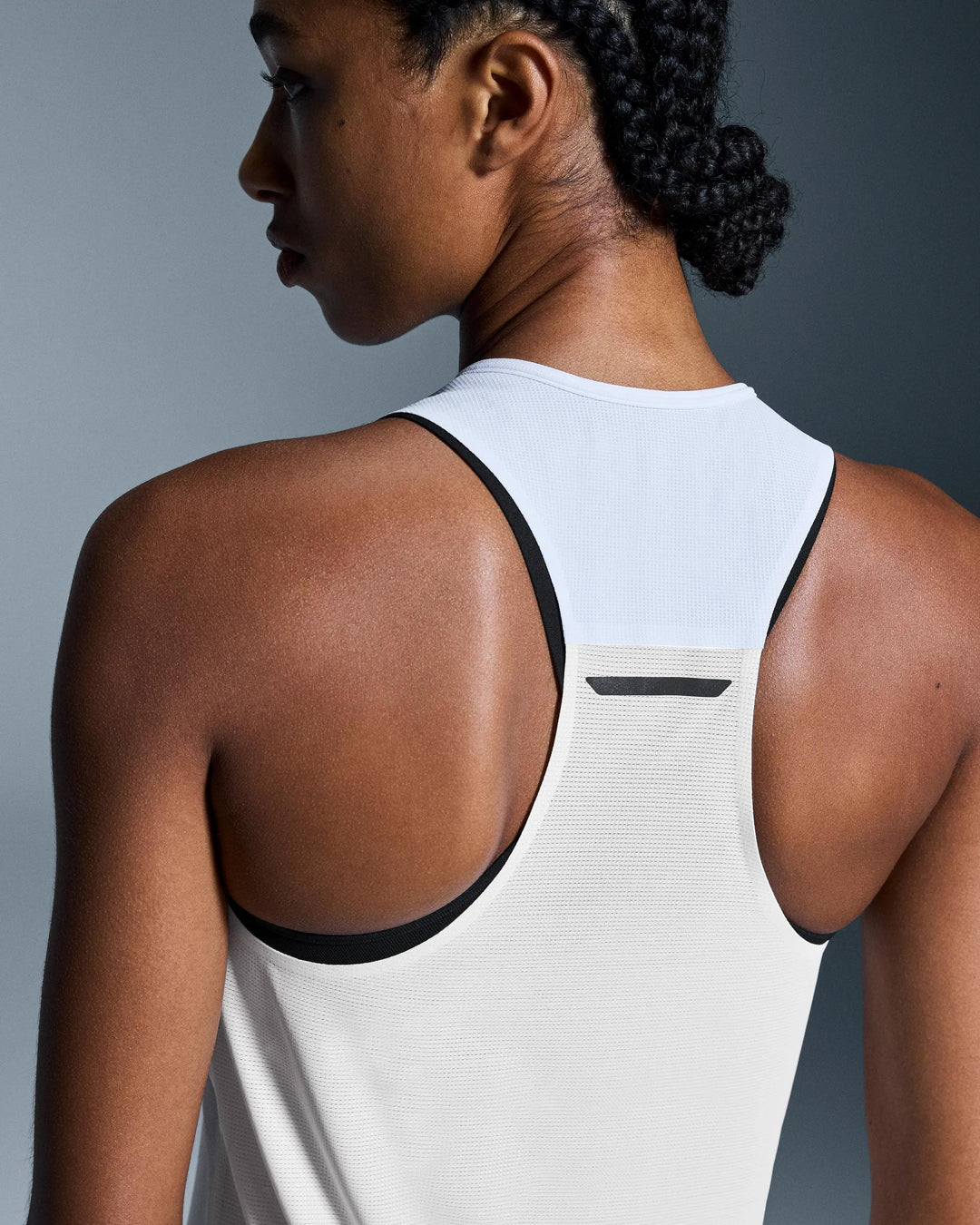 ON Women's Performance Tank 1 - White Silver