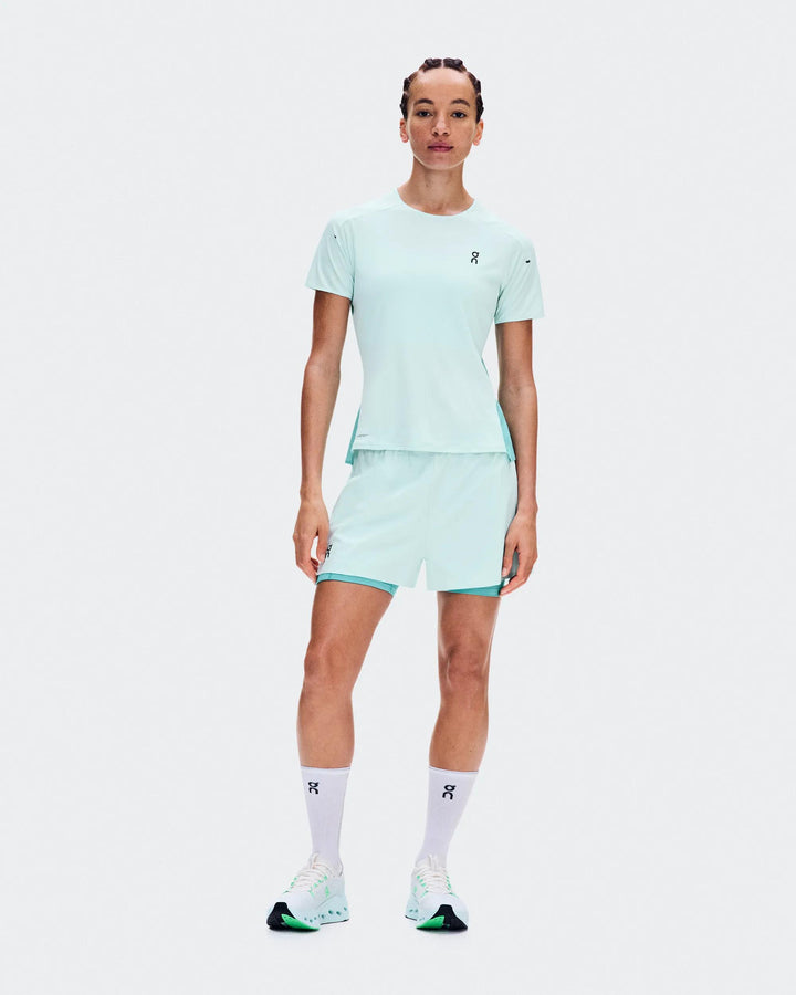 ON Women's Performance-T 3 - Flurry Aquamarine