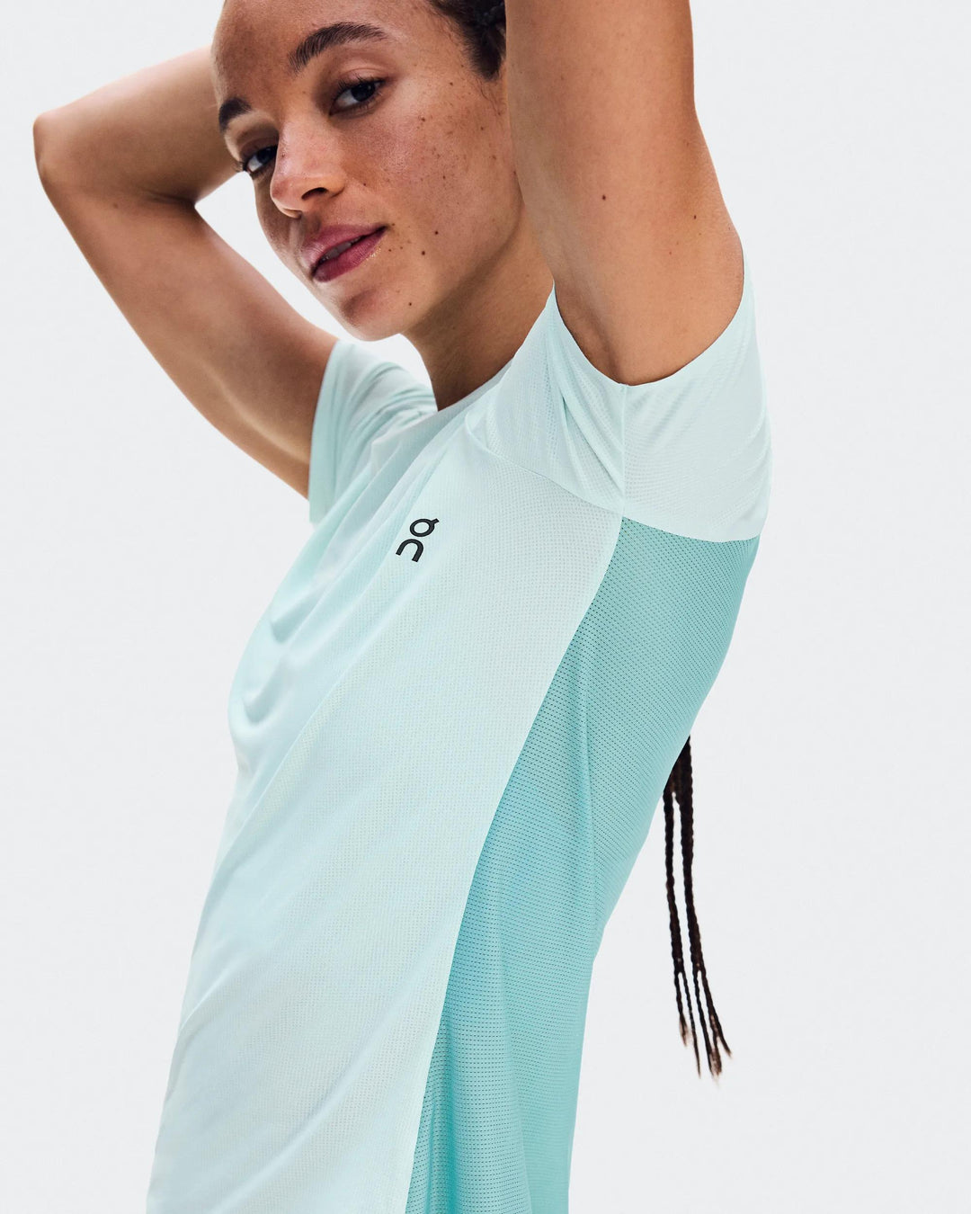 ON Women's Performance-T 3 - Flurry Aquamarine