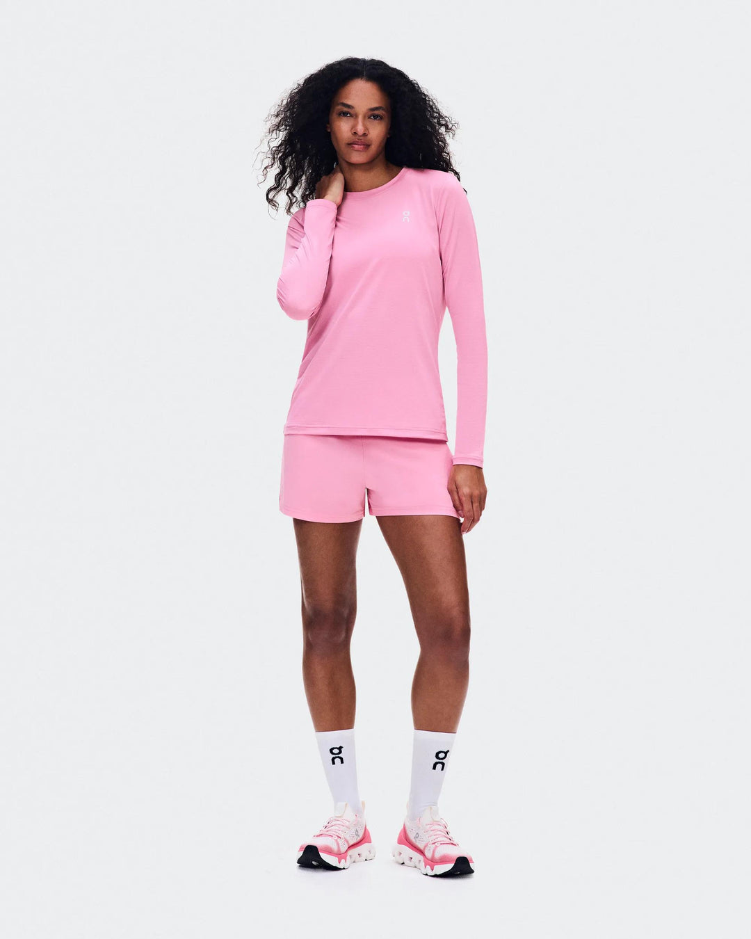 ON Women's Core Long-T 1 - Bubblegum