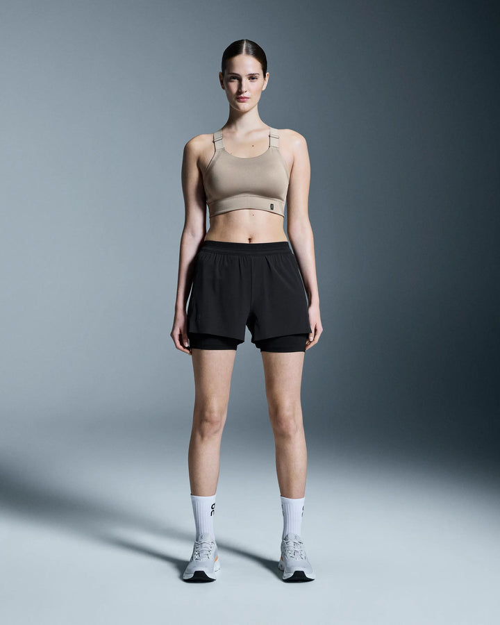 ON Women's 3" Performance 2/1 Shorts - Black