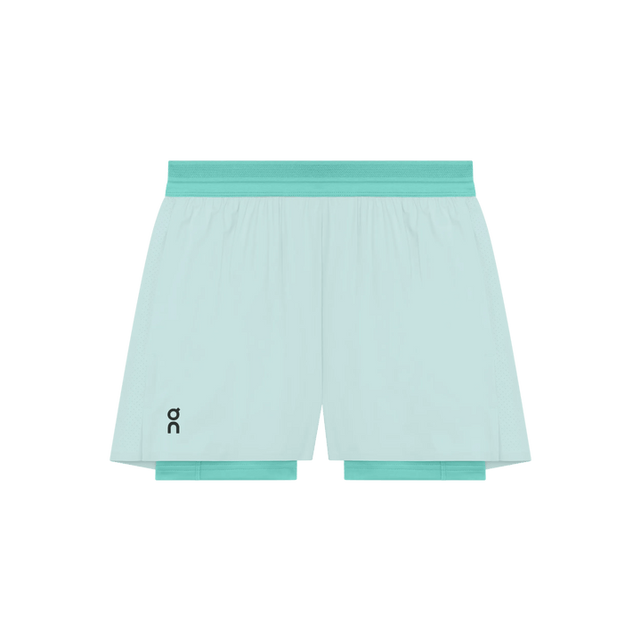 ON Women's 3" Performance 2/1 Shorts - Flurry Aquamarine