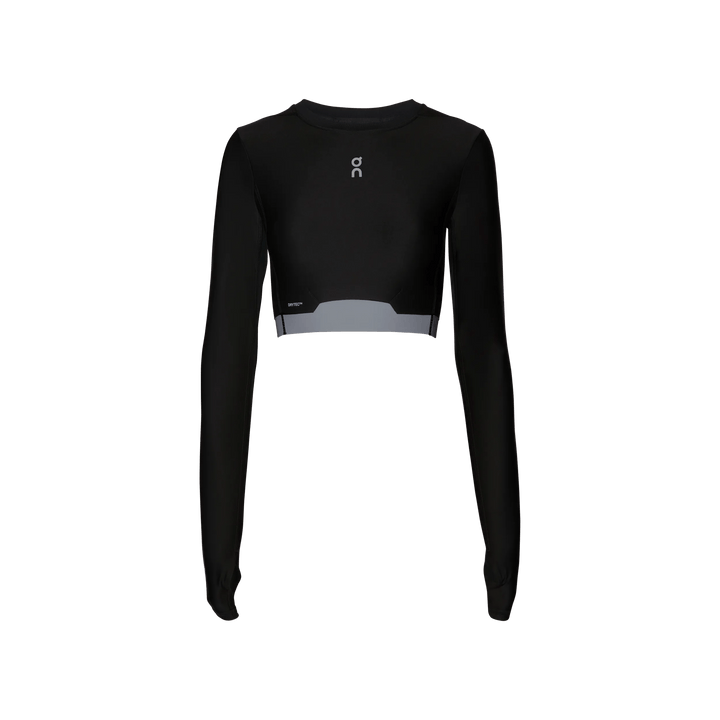 ON Women's Train Long Sleeve Crop - Black