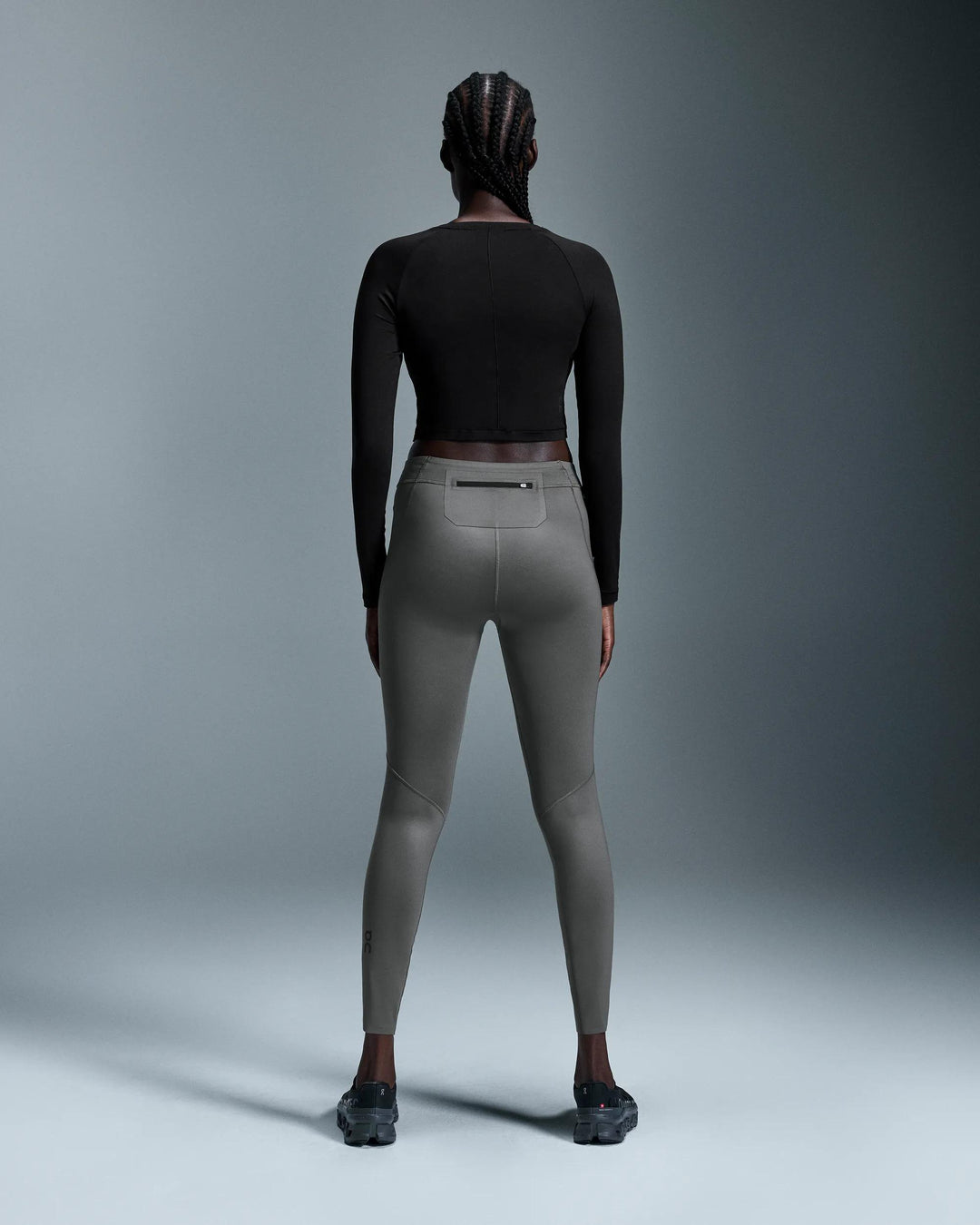 ON Women's Studio Long-T Crop - Black