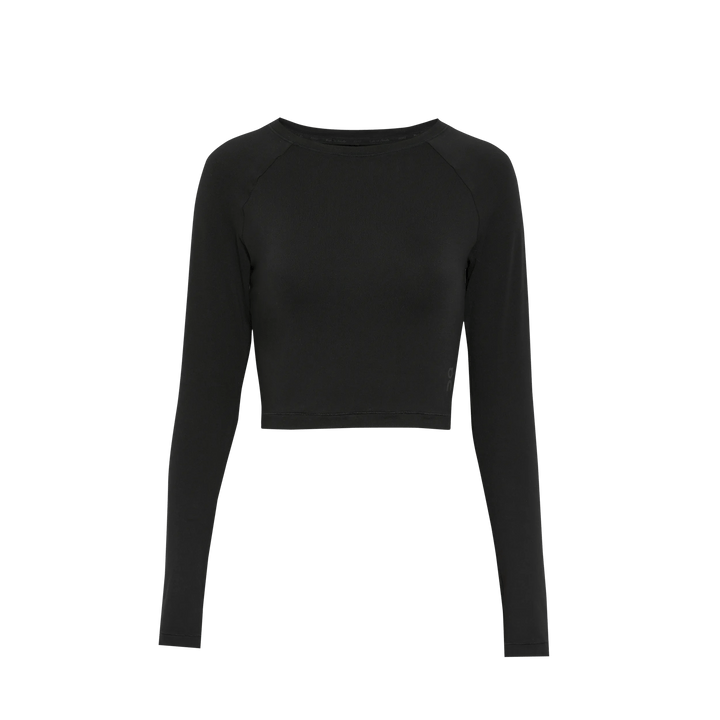 ON Women's Studio Long-T Crop - Black