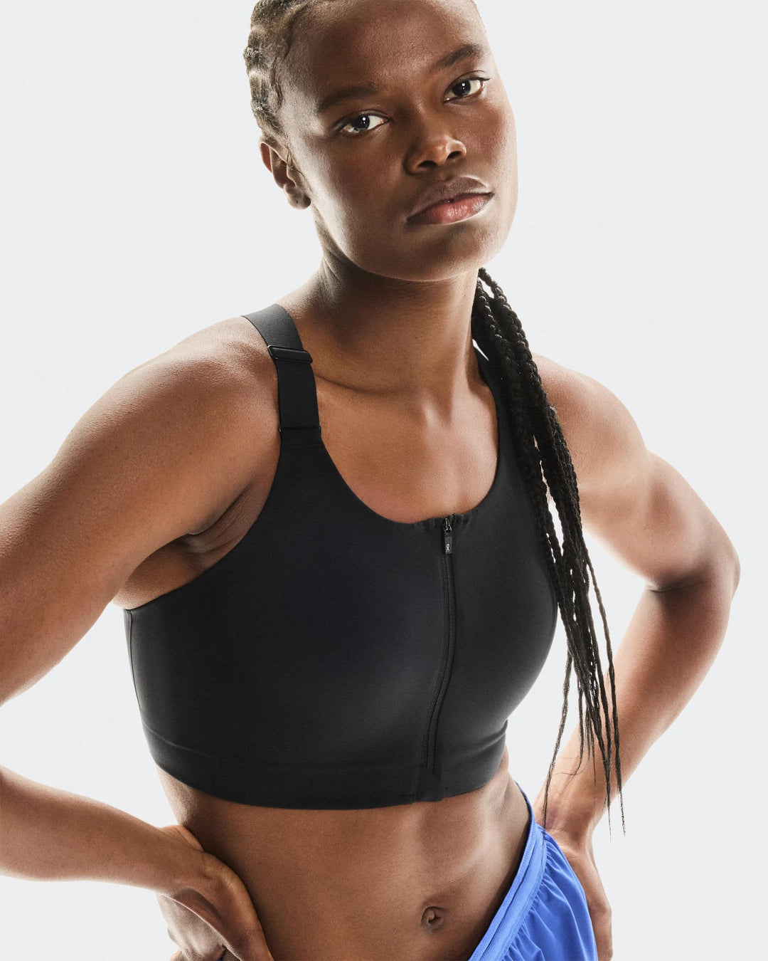 ON Women's Endurance Bra Zip - Black