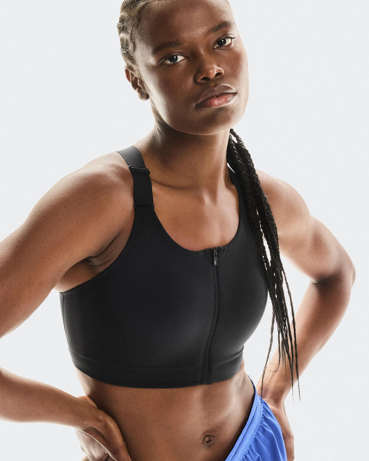 ON Women's Endurance Bra Zip - Black