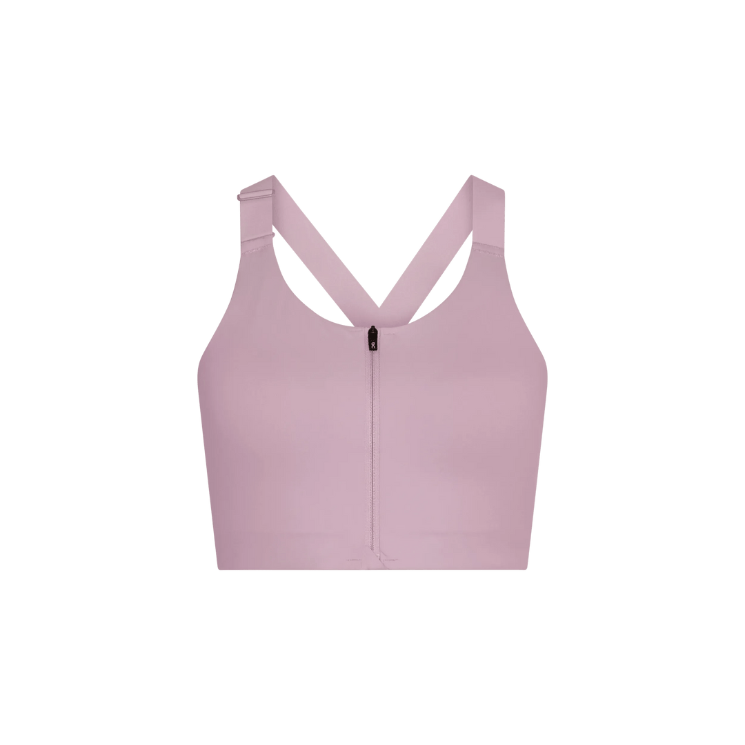 ON Women's Endurance Bra Zip - Foxglove