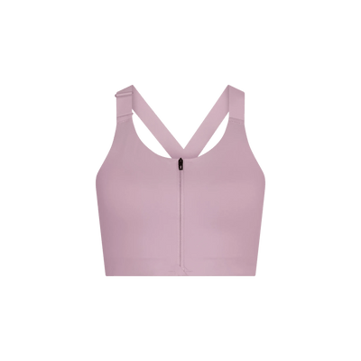 ON Women's Endurance Bra Zip - Foxglove