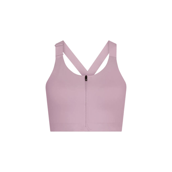 ON Women's Endurance Bra Zip - Foxglove
