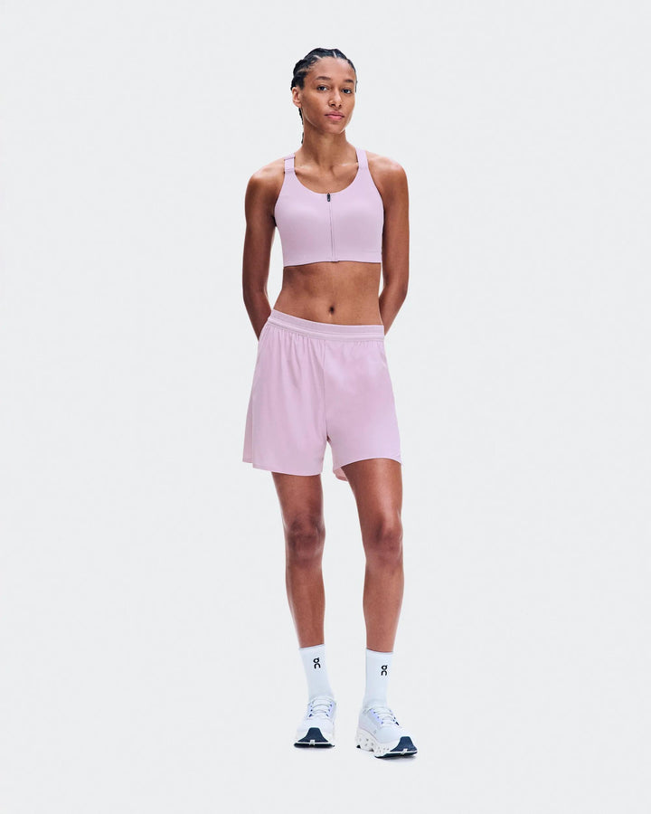 ON Women's Endurance Bra Zip - Foxglove