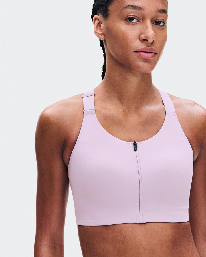 ON Women's Endurance Bra Zip - Foxglove