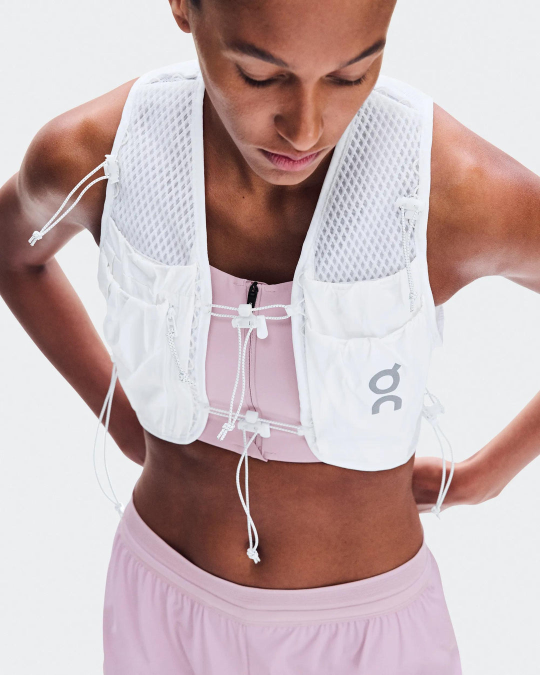 ON Women's Endurance Bra Zip - Foxglove