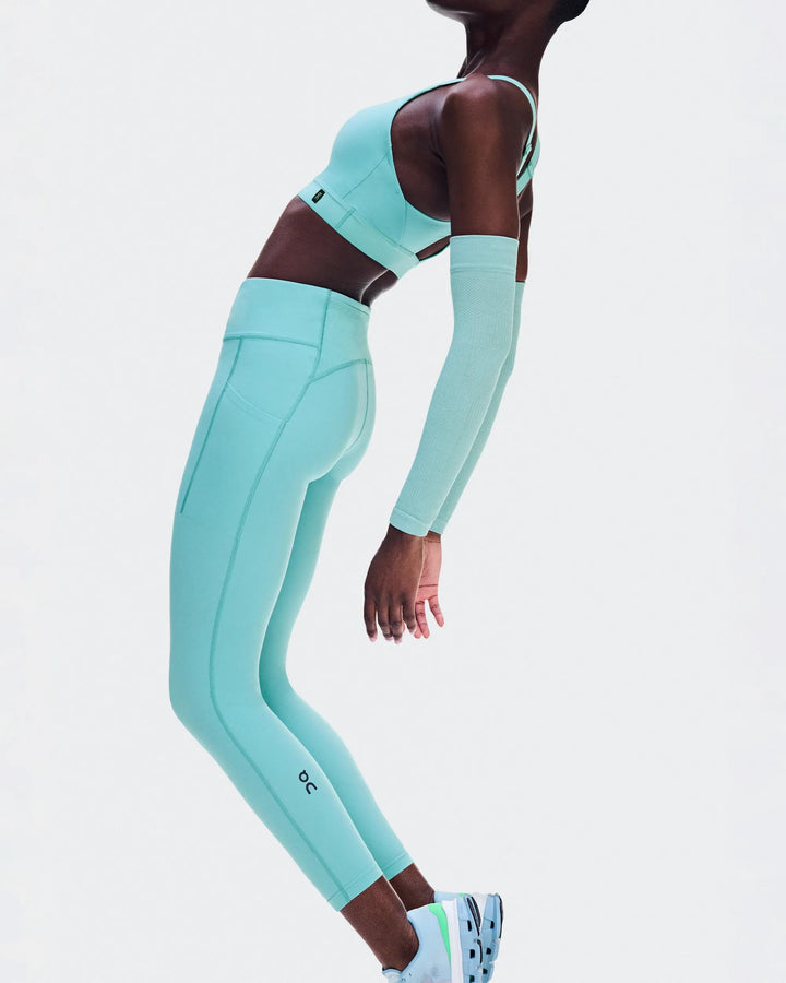 ON Women's Performance Tights 7/8 - Aquamarine