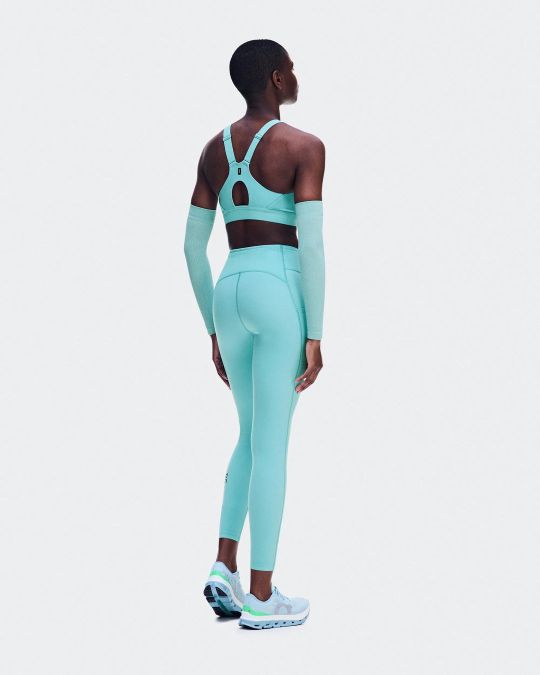 ON Women's Performance Tights 7/8 - Aquamarine