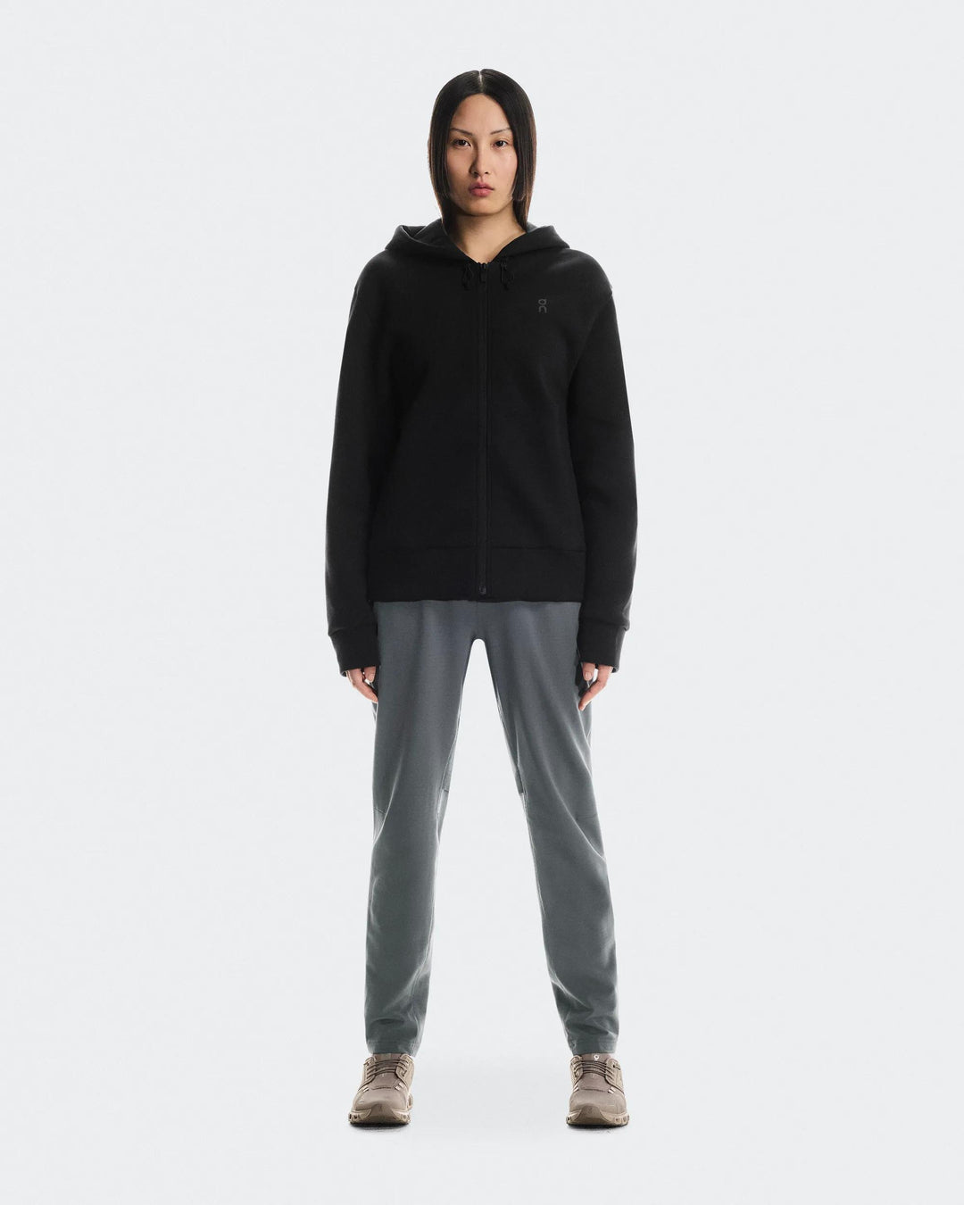 ON Women's Focus Tech Zip Hoodie - Black