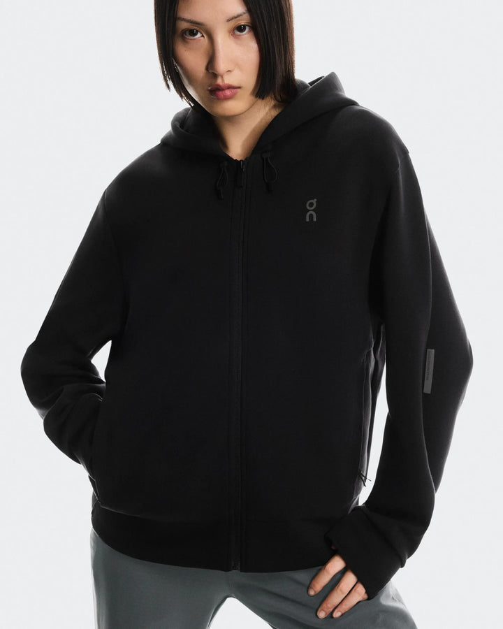 ON Women's Focus Tech Zip Hoodie - Black
