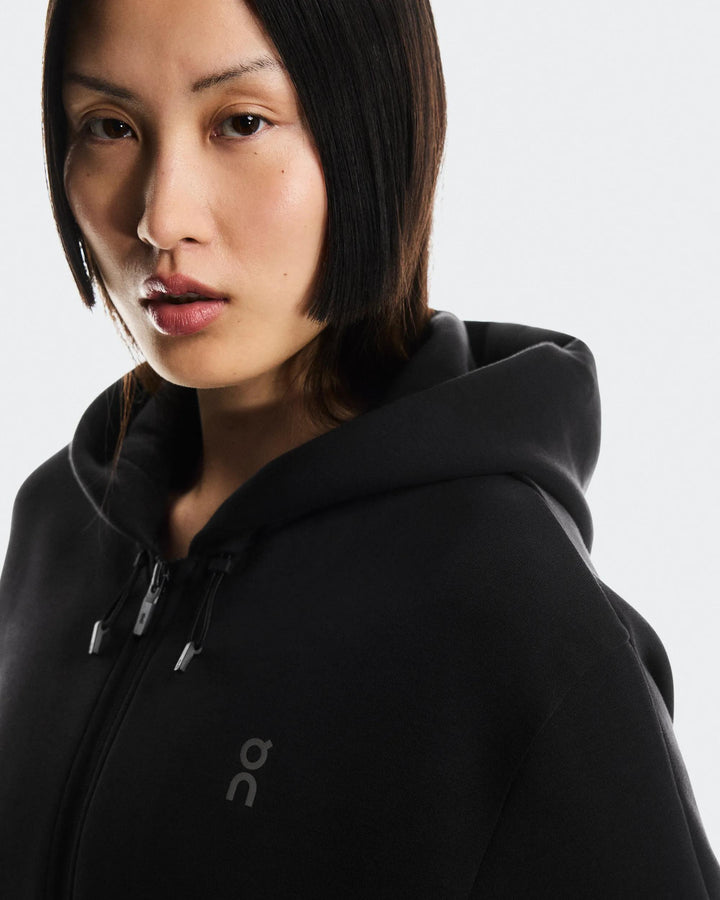 ON Women's Focus Tech Zip Hoodie - Black