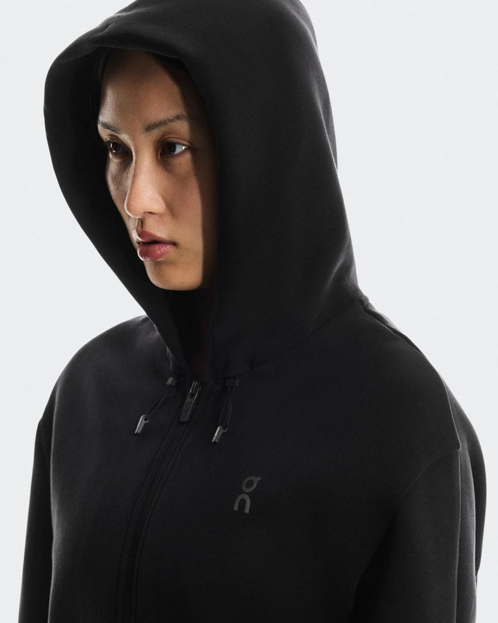 ON Women's Focus Tech Zip Hoodie - Black