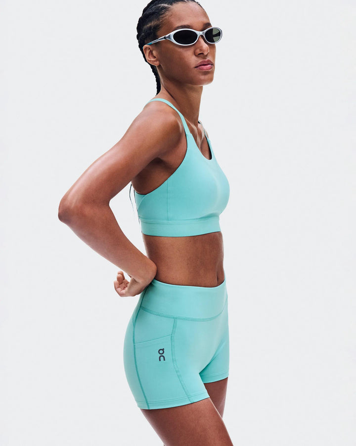 ON Women's 3" Performance Tights - Aquamarine