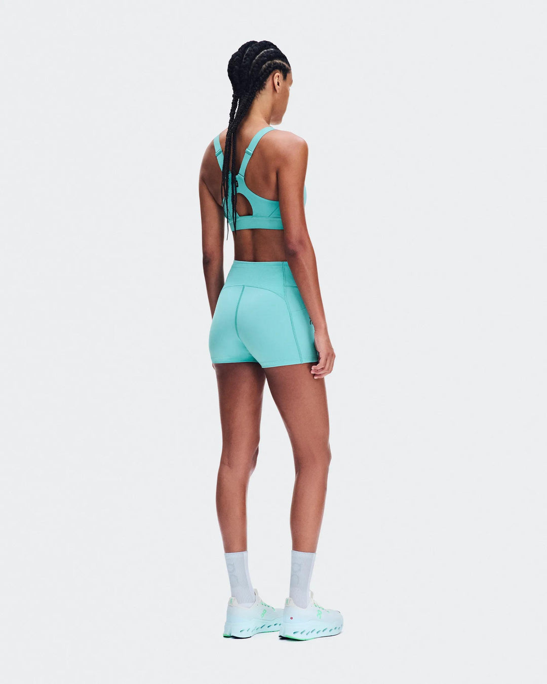 ON Women's 3" Performance Tights - Aquamarine