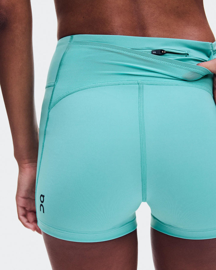 ON Women's 3" Performance Tights - Aquamarine