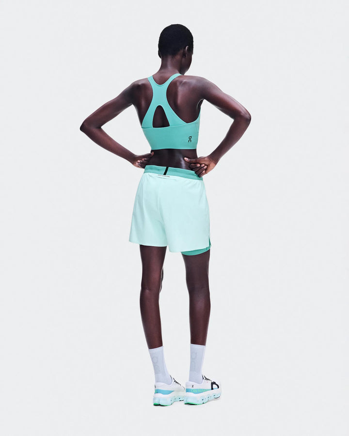 ON Women's Performance Crop - Aquamarine