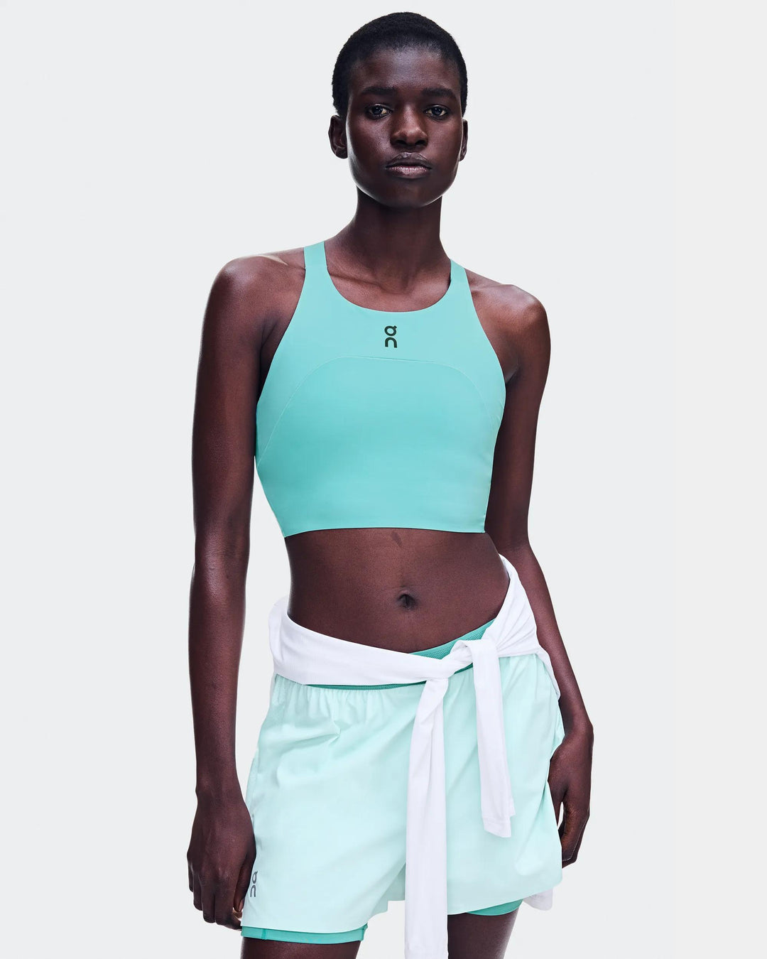 ON Women's Performance Crop - Aquamarine