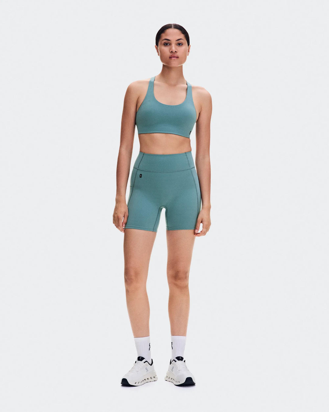 ON Women's Studio Racerback Bra - Agave