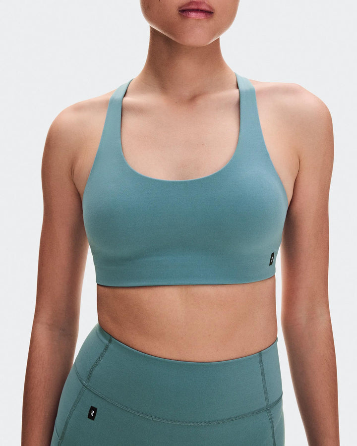 ON Women's Studio Racerback Bra - Agave