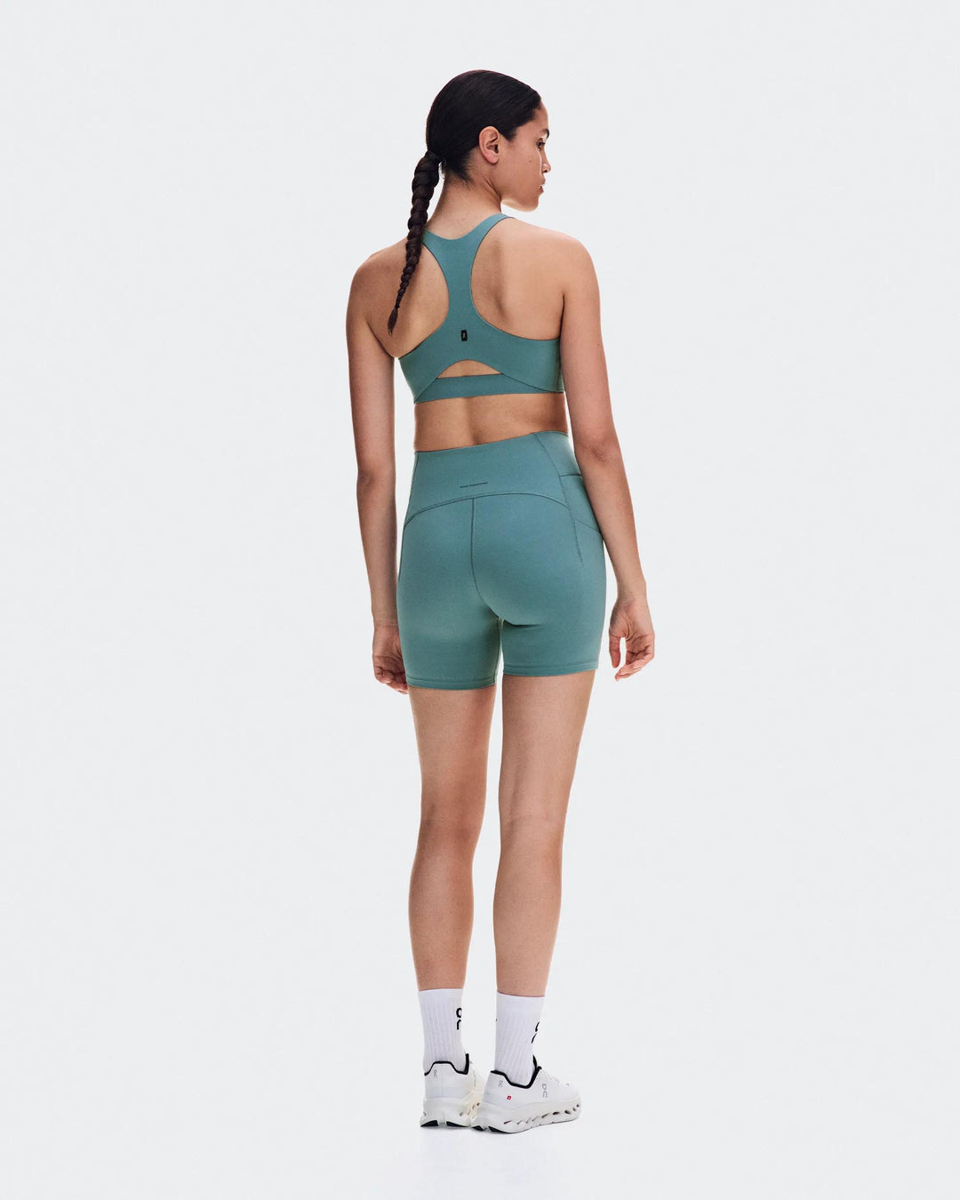 ON Women's Studio Racerback Bra - Agave