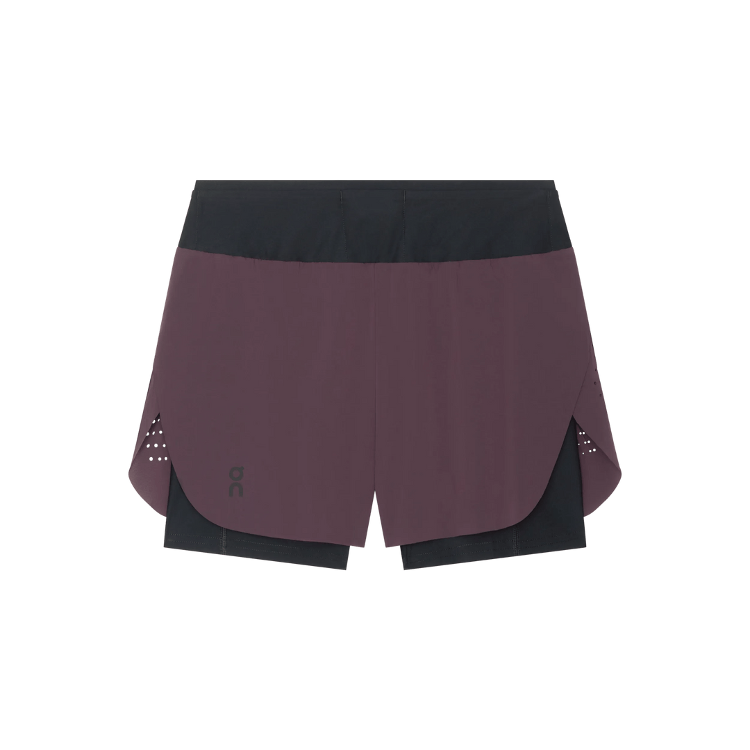 ON Women's Zero 2-in-1 Shorts - Urchin Black